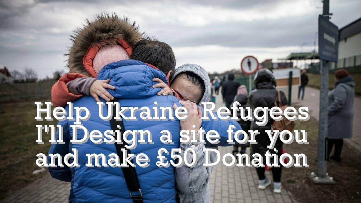 DEC Ukraine Appeal - website design
